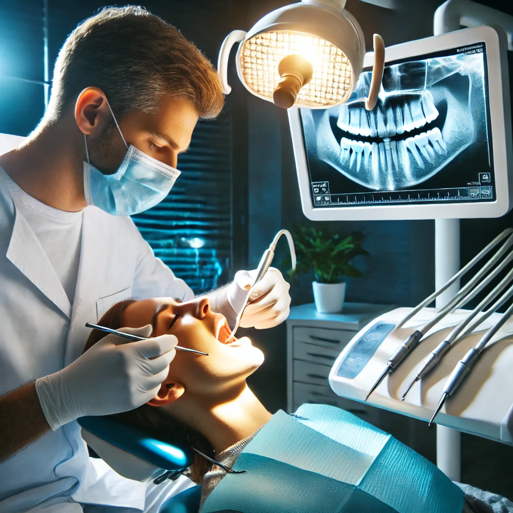 عصب کشی دندان خراب توسط دکتر فریبا فرهنگ